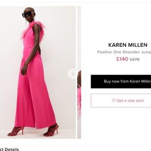 Pink One Shoulder Jumpsuit